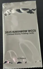 2025 Kakawow Limited Disney Trading Cards Sealed 1 Card Pack - WCCS Exclusive
