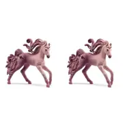 2x Schleich Kids/Childrens Toy Play Figurine Collectibles Unicorn Saturnia