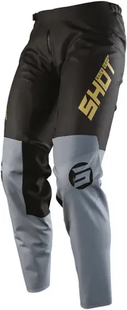 Shot Devo Storm Kids Motocross Pants, black-grey, Size 6/7 Black Grey