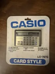 Casio LC-787G Vintage Calculator Ultra Thin Card Style New HTF