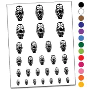 Barn Owl Totem Night Moon Temporary Tattoo Water Resistant Set