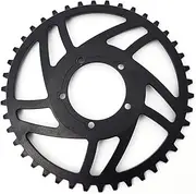 Electric Bike E-Bike 36T 42T Chainring Chainwheel for BAFANG BBS01B BBS02B Aluminum Alloy E-Bike 42T Chain Ring Offset Correction Mid Motor Kit Chain Wheel Replacement Kits
