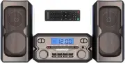 Compact CD Shelf System Bluetooth FM Stereo Radio Remote Audio Wireless LCD AUX