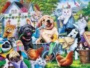 MasterPieces Washing Time 300 Piece Jigsaw Puzzle By Jenny Newland