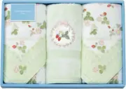 Nishikawa Face Towel 3 Pieces Wedgwood Wild Strawberry TT88300601G1