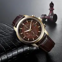 在飛比找ETMall東森購物網優惠-【CITIZEN】星辰 Eco-Drive 光動能 皮錶帶 