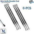 X6 Manicure Cuticle Pusher Dead Skin Removing Double Ended Spoon Nail Art