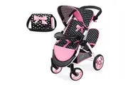 Bayer Twin Star Doll Pram Kids Childrens Interactive Push Pull Toy 3y+