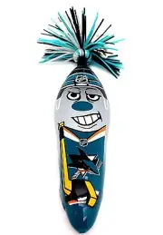 NHL San Jose Sharks Kooky Klicker Kollectible Pen Clip Authentic Series 2 Key Go