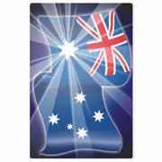 Sticker Aussie Flag, Vinyl