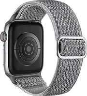 BWAD For Apple Watch Watchbands 44mm 45mm 42mm 49mm 41mm 40mm 38mm For Women Men,Stretchy Solo Loop Soft Nylon Solo Loop Sport Bands For IWatch SE Series 10 9 8 7 6 5 4 3 2 1