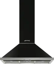 Smeg Portofino 90cm Canopy Rangehood Black