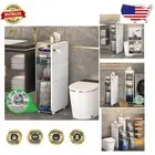 Durable Wheeled Bathroom Organizer with Multiple Drawers - Waterproof Finish