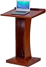 Lectern Podium Stand, Lectern Podium Stand,Lectern Podium Stand,Lectern Mobile Rolling Table Hosting Reception Desk Presentation Wooden Lectern Stand for Restaurant Wedding,