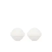 [Fiorucci] Fiorucci Logo-embossed Clip-on Earring ONE SIZE WHITE