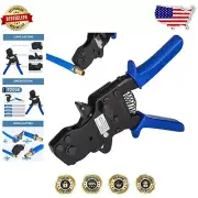 Heavy-Duty Crimper Tool for PEX Stainless Steel Rings, Includes Carry Bag