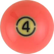 Individual Aramith #4 Tournament TV Set Replacement Pool Ball - RBATPC
