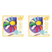 24pc Djeco Toddler Flower Crayons w/ Holder Kids Art Colouring/Drawing 18m+