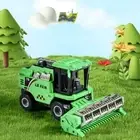Harvester Simulation Farm Harvester Toy Crane Engineering Inertia Car Toy Kids