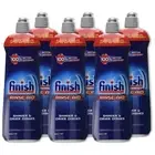 6x Finish 800ml Dishwashing Rinse Aid Shine/Protect Shiny/ Drier/Drying Dishes