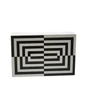 Jonathan Adler Large Op Art Lacquer Box