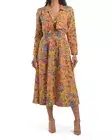House Of Harlow Tie Snap Front Maxi Dress Size M