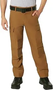 Rothco Active Flex Fleece Lined Canvas Work Pants – Warm Outdoor Stretch Cargo Pants