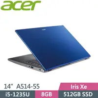 在飛比找蝦皮購物優惠-ACER Aspire 5 A514-55-552X 藍 A