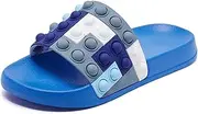 [Eashi] Pop Slides For Kids, Comfy Boys Girls Sandals, Toddler Slippers For House Shower Beach Arch Support Non-Slip