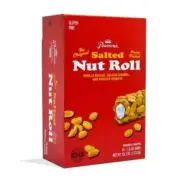 Pearson's Original Salted Nut Roll Peanut Caramel Nougat Candy 24 Full Size