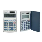 Sharp 8 Digit Dual Power Calculator - No Cover