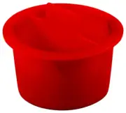 CPT-12 CPT Series – Plastic Center Pull-Tab Tapered Plug, 500 Pack, Red LD-PE, F