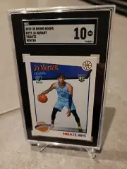 2019 Hoops Ja Morant tribute winter ROOKIE RC SGC 10 GEM MINT