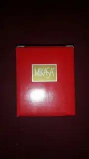 Mikasa Lead Crystal 4" Christmas Tree Votive Candle Holder SN 106/610