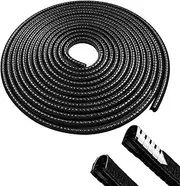 HAIKING Car Door Edge Guards, 16.4FT (5M) Rubber U Shape Edge Car Door Protector for Most Universal Vehicle (Black)