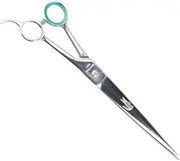 Geib Pet Grooming Straight Shears with Crocodile Tri-Fold Case, 9-1/2-Inch