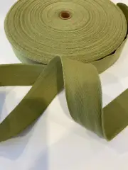 Light Green C15 1 1/2 Inch Cotton Rug Binding Tape for Rug Hooking 7 YARDS