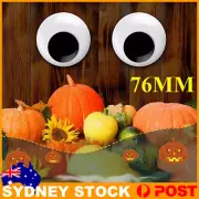 UP 10x Huge 76mm Joggle Moveable Black Eye Wiggly Googly Eye Craft Stick On DIY