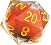 SDZ0012-08 Sirius Dice Snow Globe: 54mm D20 - Halloween