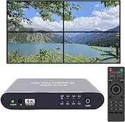 Video Wall Controller 2x2 4K UHD TV Wall Controller 1X2 2X1 1X3 3X1 1X4 4X1 Support 4K30 HDMI Input for max 4 TV Splicing Display