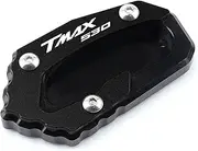REZIN Fit for Yamaha T-MAX TMAX 530 560 SX DX TMAX530 TMAX560 XP530 Tech-Max Motorcycle Kickstand Side Stand Extension Pad Enlarge Plate Accessory (Size : TMAX530 Black)