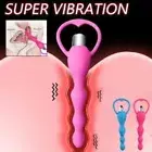 Anal Butt Plug Bead Vibrating Massager Men Couple Sex Toys for Adult Toys Women