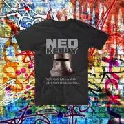 Ned Kelly Aussie Such is Life Custom Shirt Bogan Printed Tee Shirt
