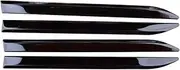 Car Black Compatible for SUV Body Front Door Side Fender Trim Dagger Emblem Sticker Cover Accessories Badge Strip Stripe Decal Decor