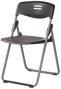 在飛比找Yahoo!奇摩拍賣優惠-亞毅 06-2219779黑色烤漆摺疊椅 藍色折合椅 教會椅