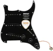 920D Custom Texas Vintage Loaded Stratocaster Pickguard - Black