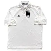 Authentic Adidas Climalite 2010/11 Short Sleeve Cricket Shirt. BNWT, Size L.