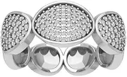 [ARAIYA FINE JEWELRY] 10K Gold or Silver Diamond Full Eternity Band Ring (3/8 cttw, I-J Color, I2-I3 Clarity)