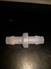 Vacuum in line backflow preventer for Dental Nitrous Oxide Flow meter System