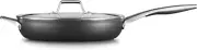Premier Hard-Anodized Nonstick 12-Inch Fry Pan with Lid